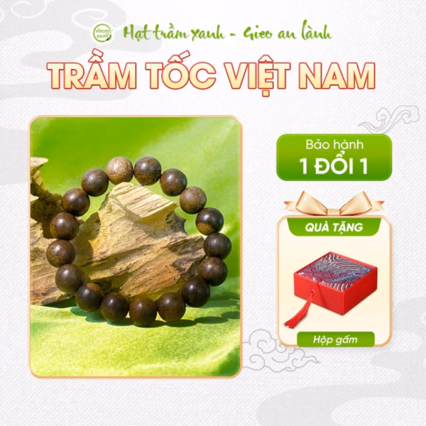 Vòng Trầm Hương Đeo Tay ( Tròn, Trúc) - Trầm Tốc - Hình ảnh 9